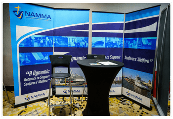Image of Launchpad Booth at CMA Shipping