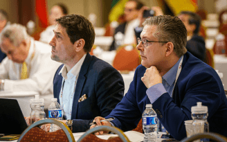 Image of the audience at CMA Shipping