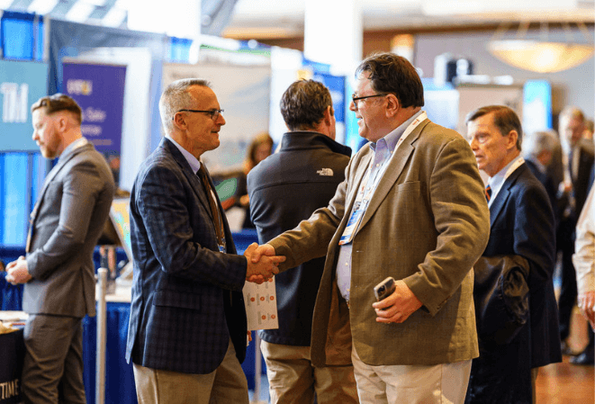 Image showing businessmen shaking hands at CMA Shipping