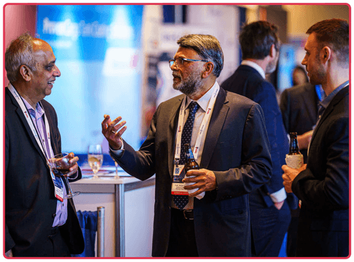 Image showing exhibitors at CMA Shipping, networking and having fun.