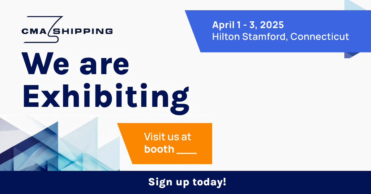 Banner for Exhibitors - CMA Shipping 2025